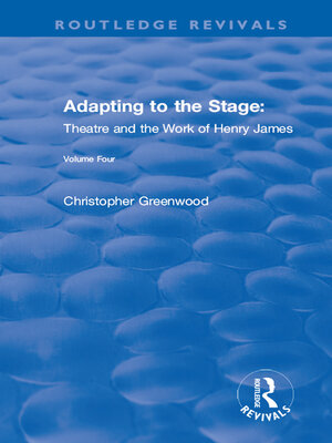cover image of Adapting to the Stage